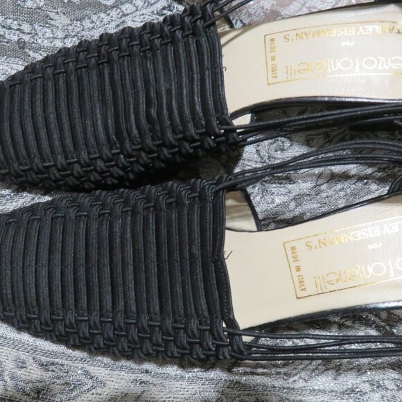 BOGO Renzo Fontanelli Vintage Classic Block Heel Slingback Sandals heels Size 8 - Picture 9 of 9